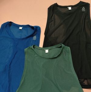 Reebok CrossFit Mesh Racerback Tanks (set of 3)